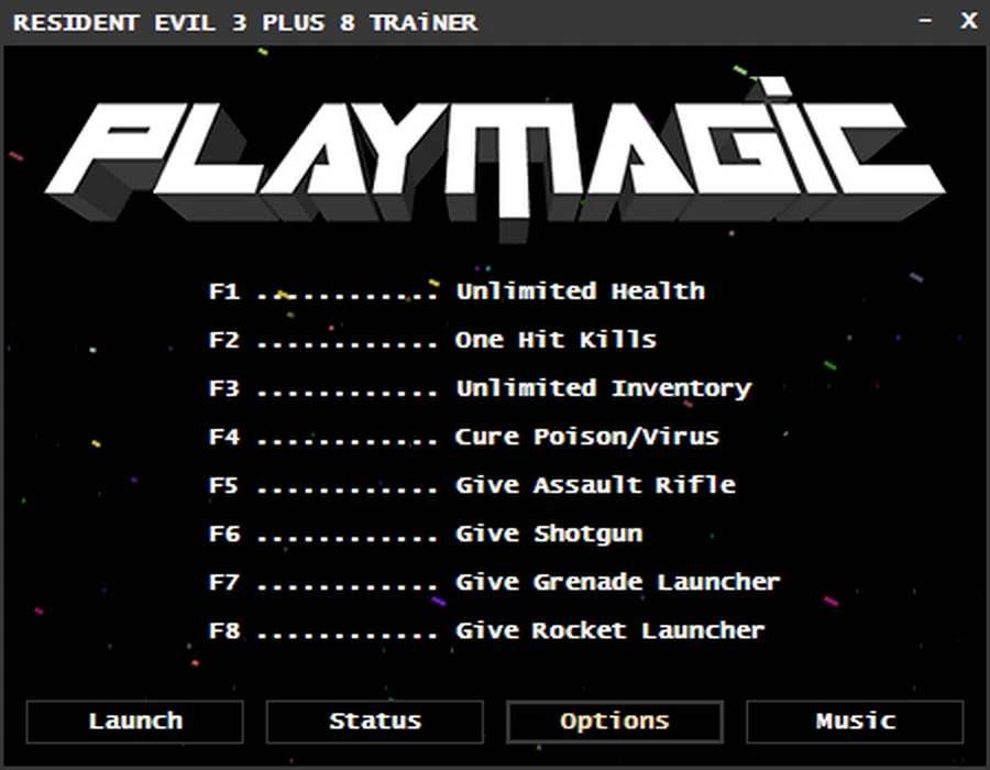Resident Evil 3 "Трейнер +8" [DINOByTES] {PLAYMAGiC}