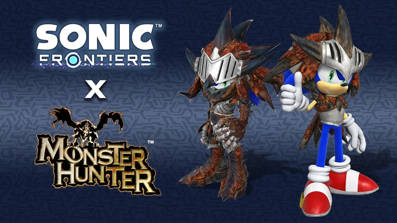 Для Sonic Frontiers вышло бесплатное DLC на тему Monster Hunter