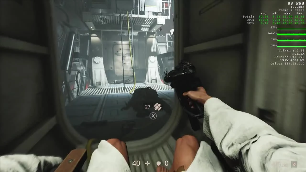 Wolfenstein II The New Colossus - GTX 970 i5 4690 - Ультра настройки графики. Тест производительности