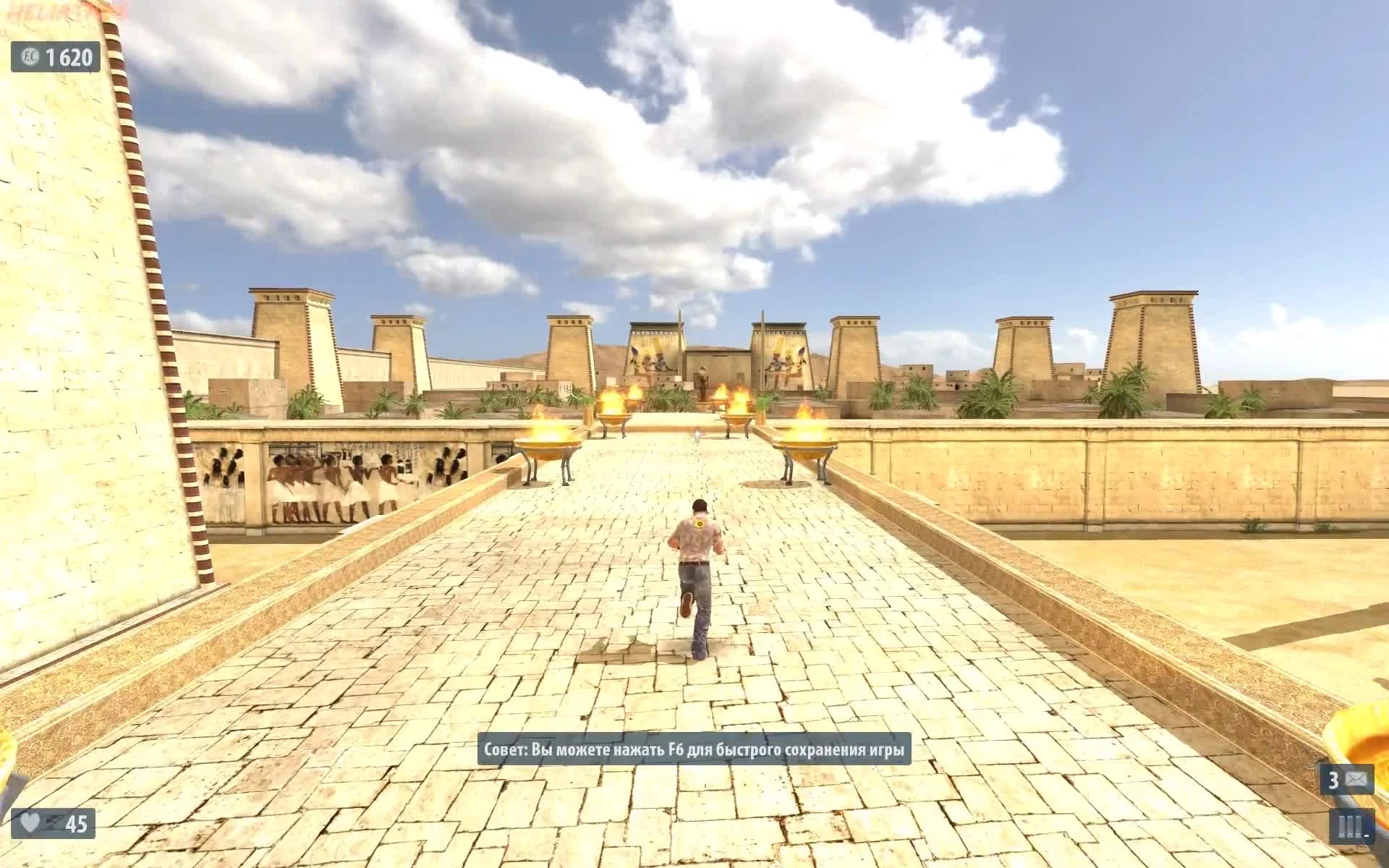 Прохождение Serious Sam HD LOTB. Без ранений. #1 Дети Амона Ра (все секреты)