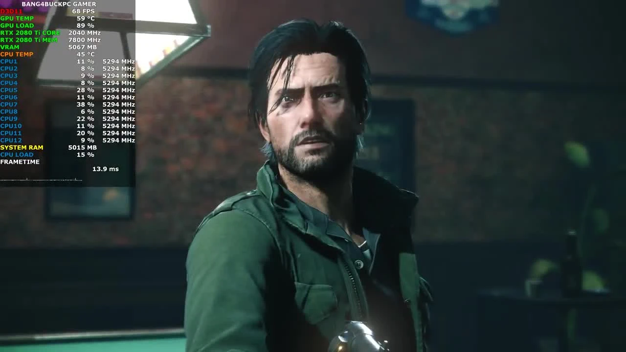 The Evil Within 2 Ультра настройки 4K | RTX 2080 Ti | i7 8700K 5.3GHz Тест производительности