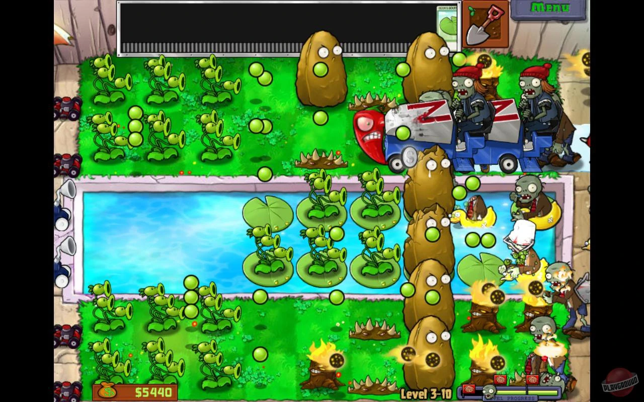 Plants vs. Zombies. Попроще
