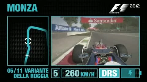 F1 2012 "Геймплей Монца"