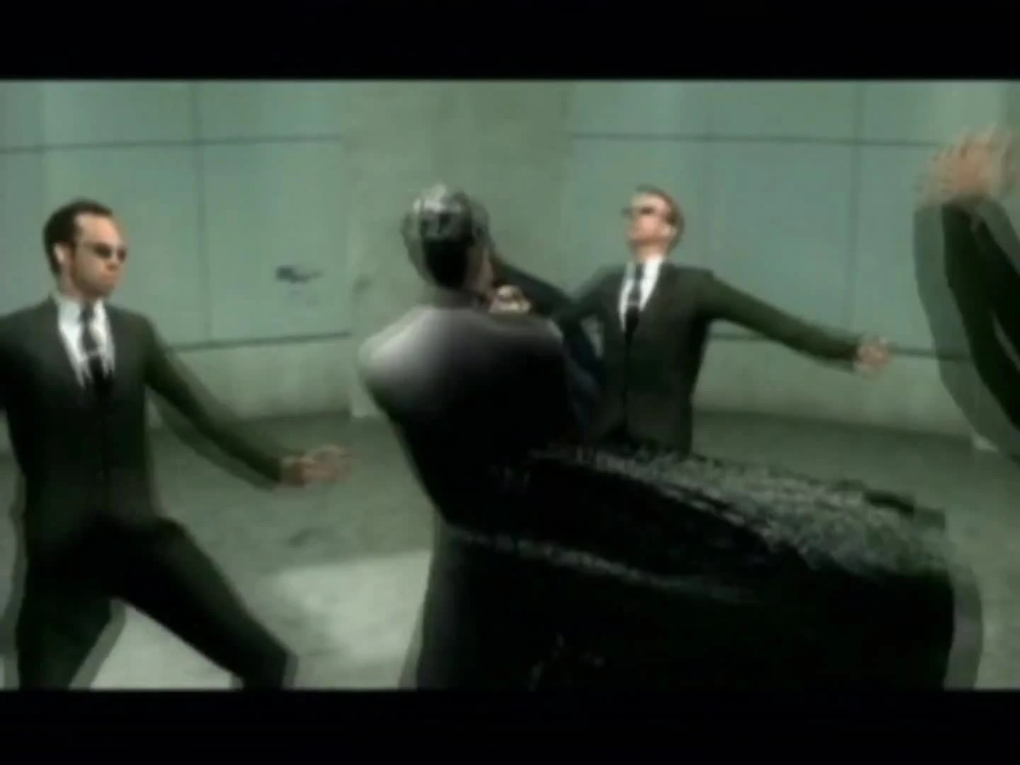 Matrix: Path of Neo - нарезка прикол-багов из игры