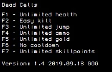 Dead Cells: Трейнер/Trainer (+7) [1.4 GOG] {LIRW / GHL}