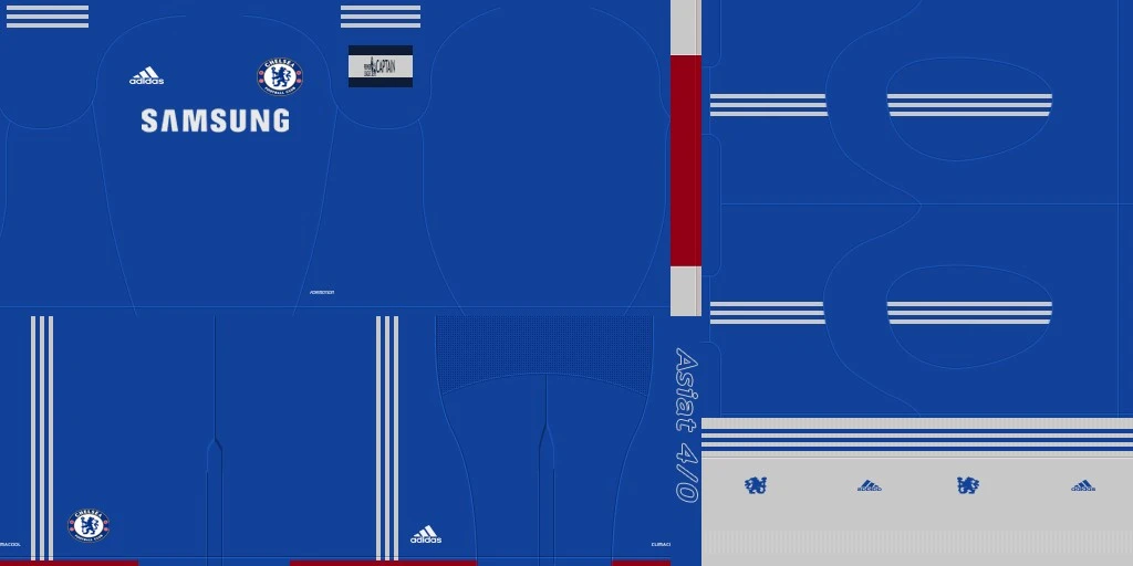 PES 2010 "Chelsea 10/11 Home Kit by Asiat"