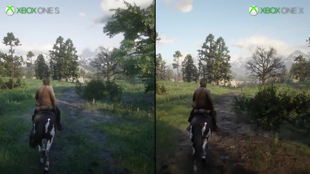 Тест производительности Red Dead Redemption 2 PS4/PS4 Pro vs Xbox One/Xbox One X ( DigitalFoundry)