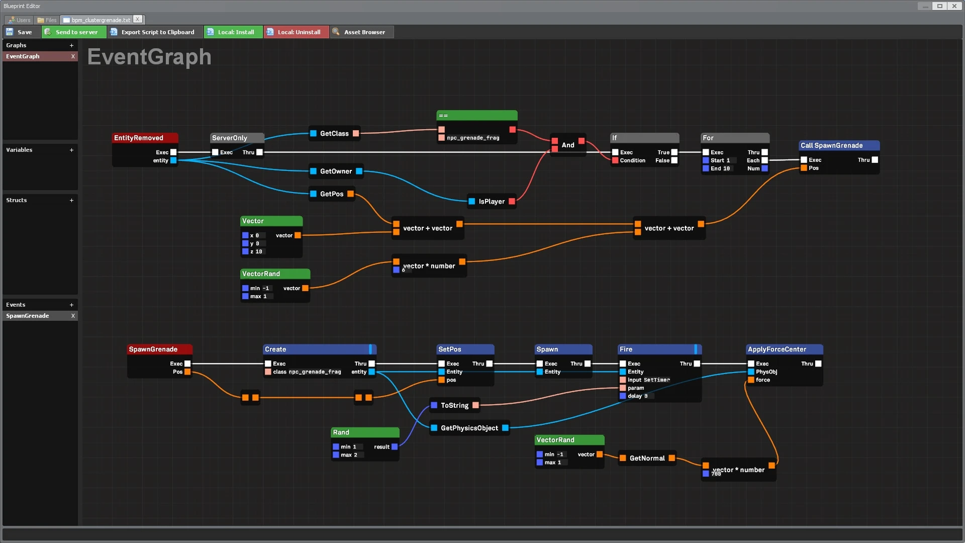 Garry's Mod "Визуальное написание скриптов Gmod"