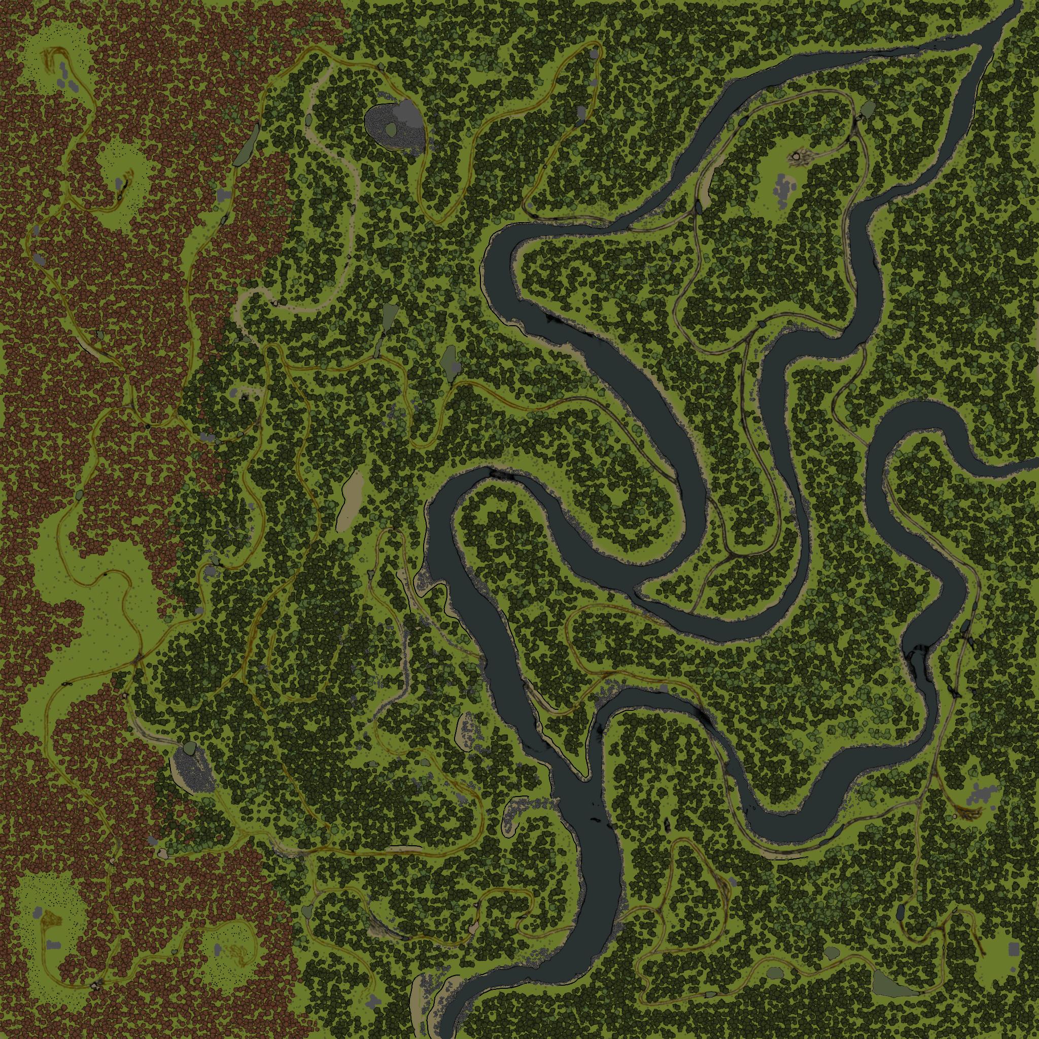 Spintires "Карта горные реки версии 13.04.15"