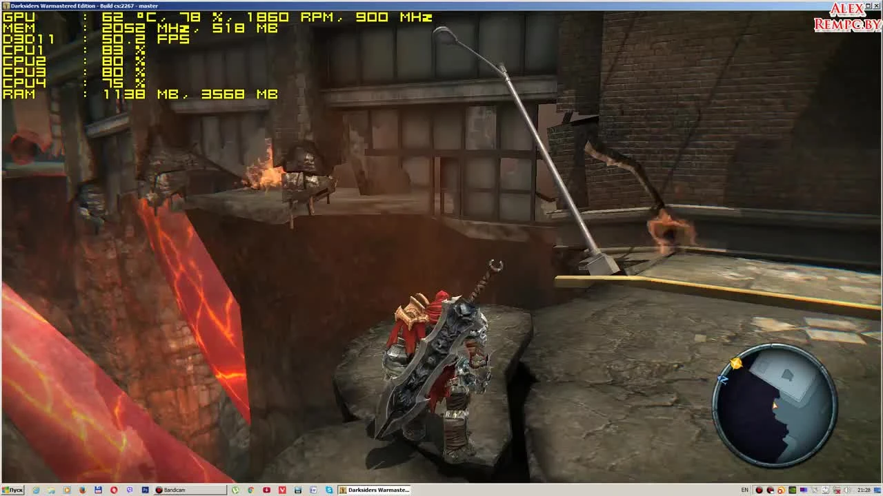 Darksiders Warmastered Edition запуск на слабом ПК (ОЗУ 4 ГБ, GeForce 550 Ti 1 ГБ)