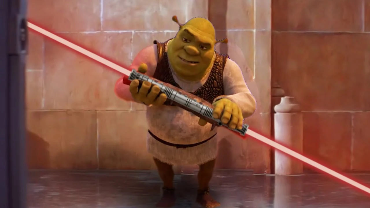 Шрек в роли ситха