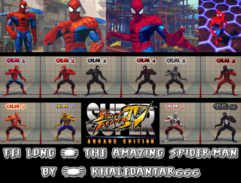 Ultra Street Fighter 4 "Скин: The Amazing Spider-Man"