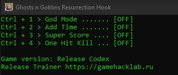 Ghosts n Goblins Resurrection: Трейнер/Trainer (+4) [Codex] {LIRW / GHL}