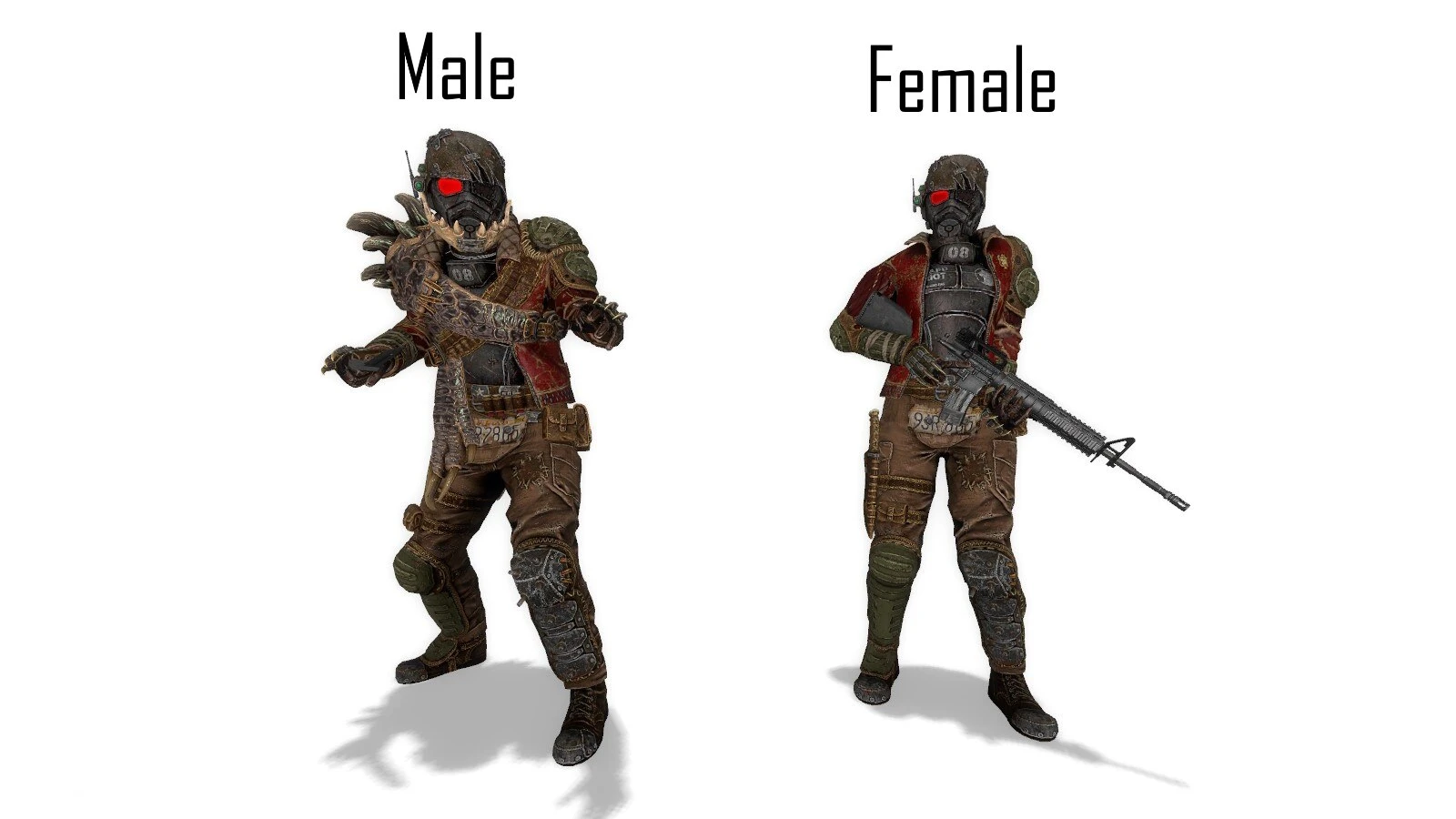 Garry's Mod "Броня Рейнджера Охотника НКР из Fallout New Vegas"