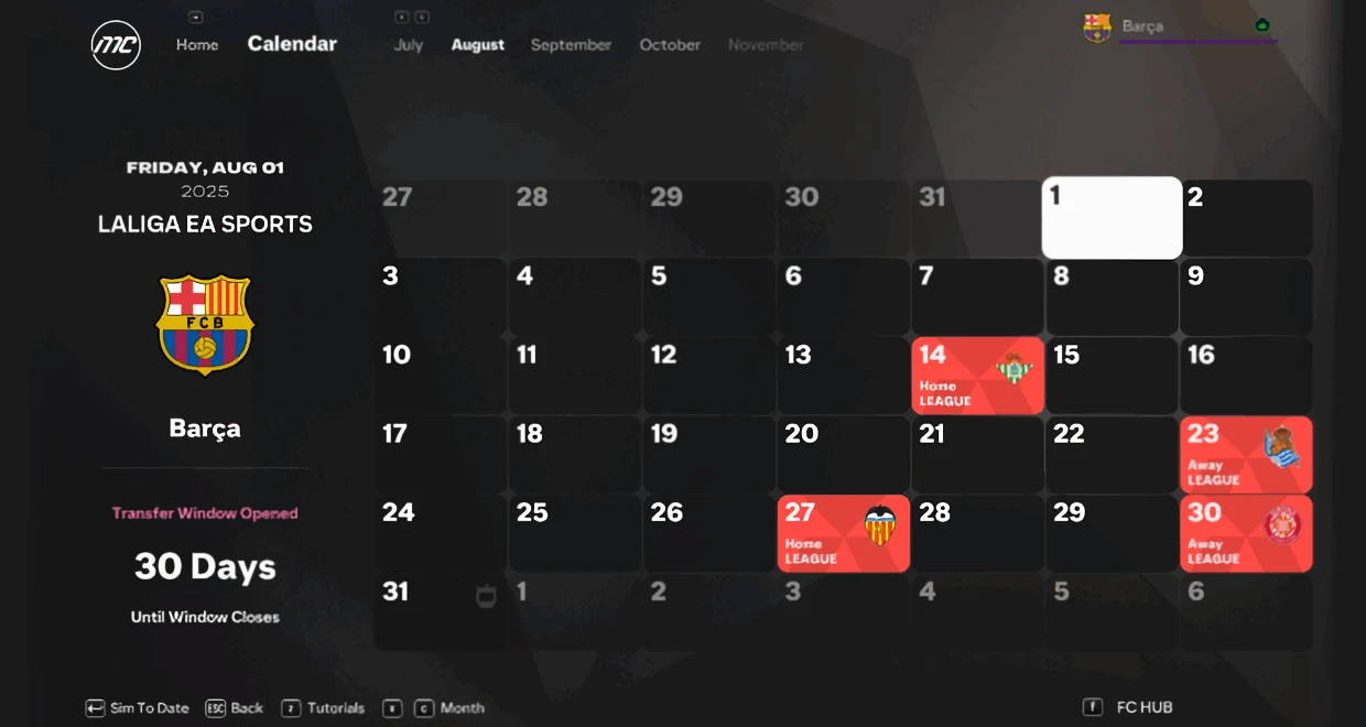 EA Sports FC 25 "Career Mode Start 2025" [TU21]