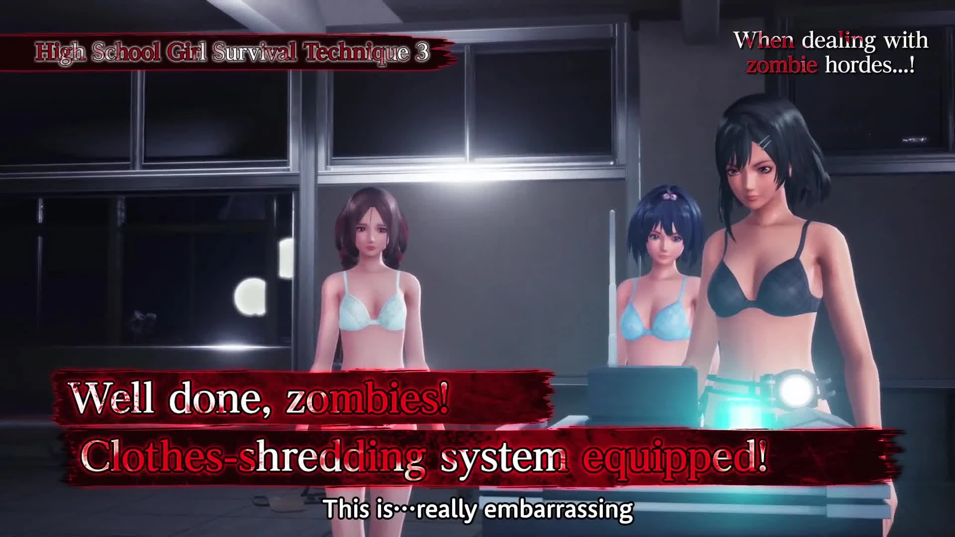 Зомби + полуголые японские школьницы = School Girl Zombie Hunter