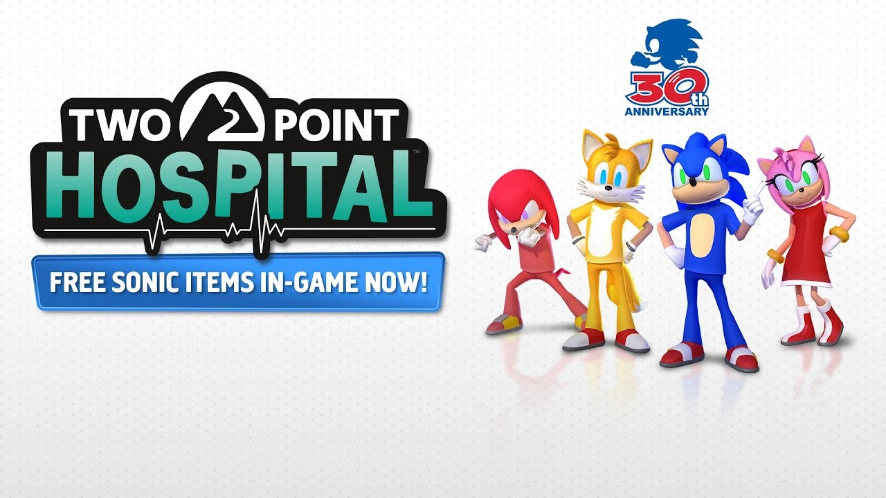 Two Point Hospital получит кроссовер с Sonic the Hedgehog