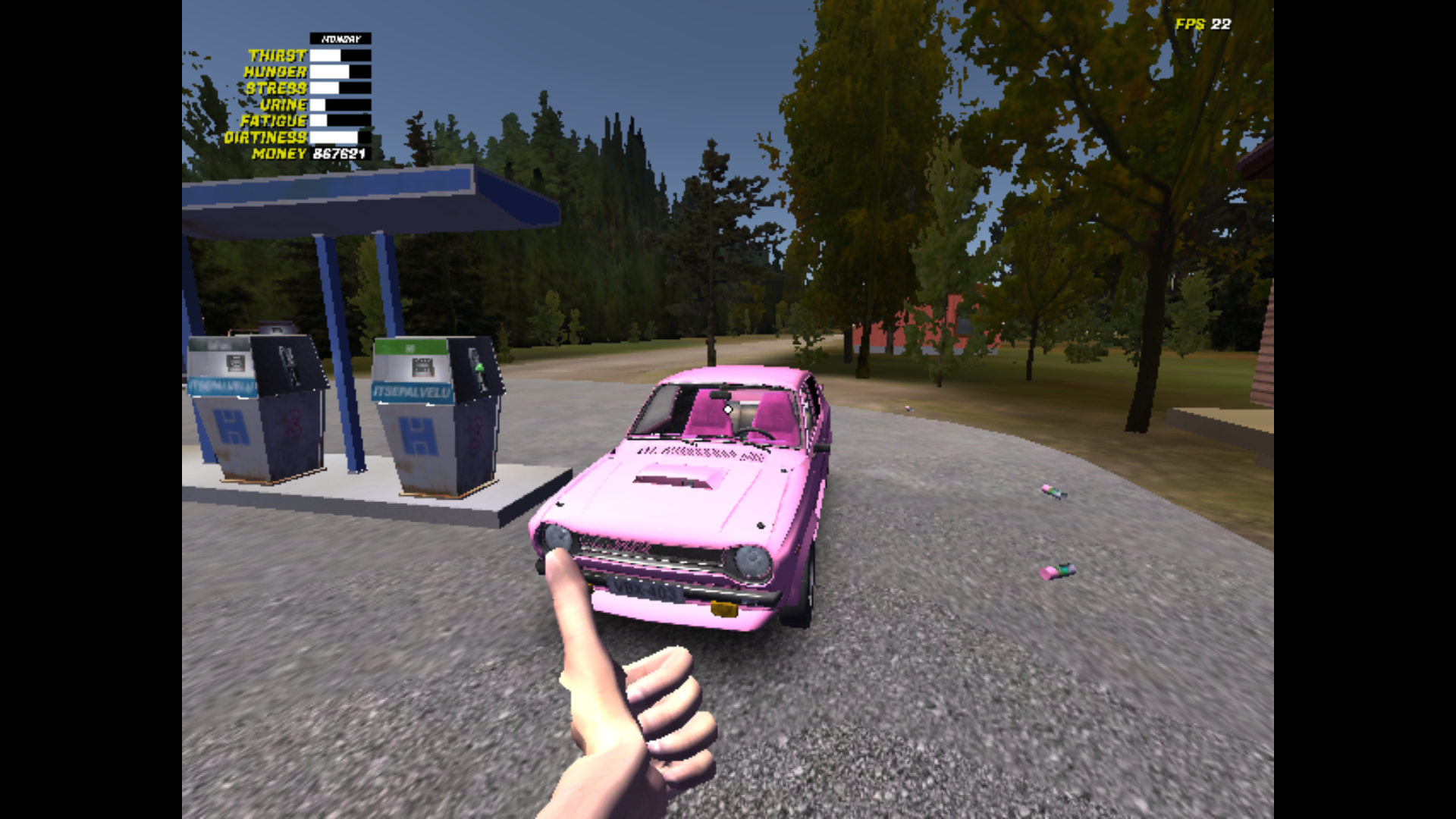 My Summer Car "Сохранение - Розовая тюнингованная Сатсума"