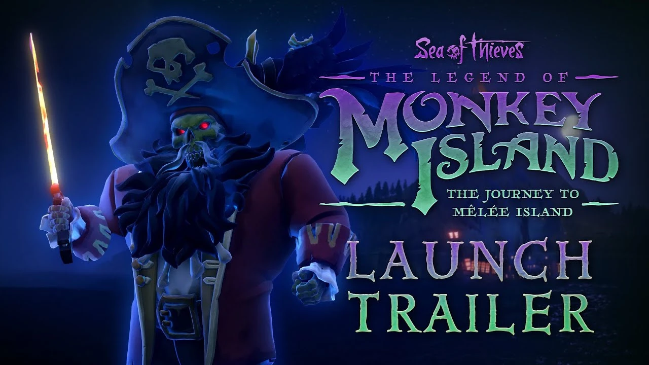 Множество знакомых персонажей в релизном трейлере Sea of Thieves: The Legend of Monkey Island