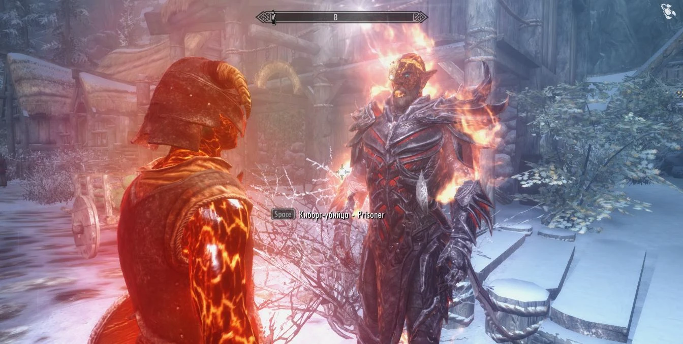 Skyrim LE "Том заклинаний - Призыв Киборга-убийцы"