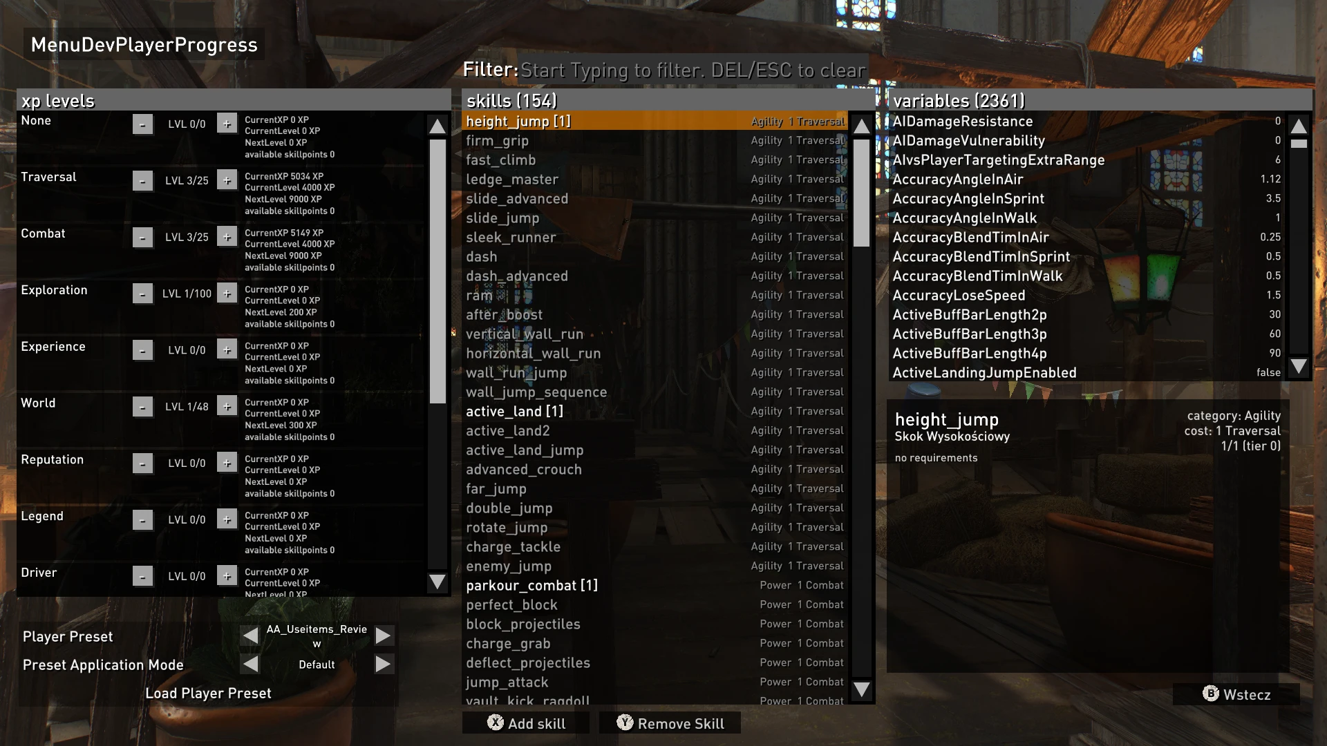 Dying Light 2: Stay Human "Активация меню разработчика" [UPD: 15.07.2025] {MODZSAD666}