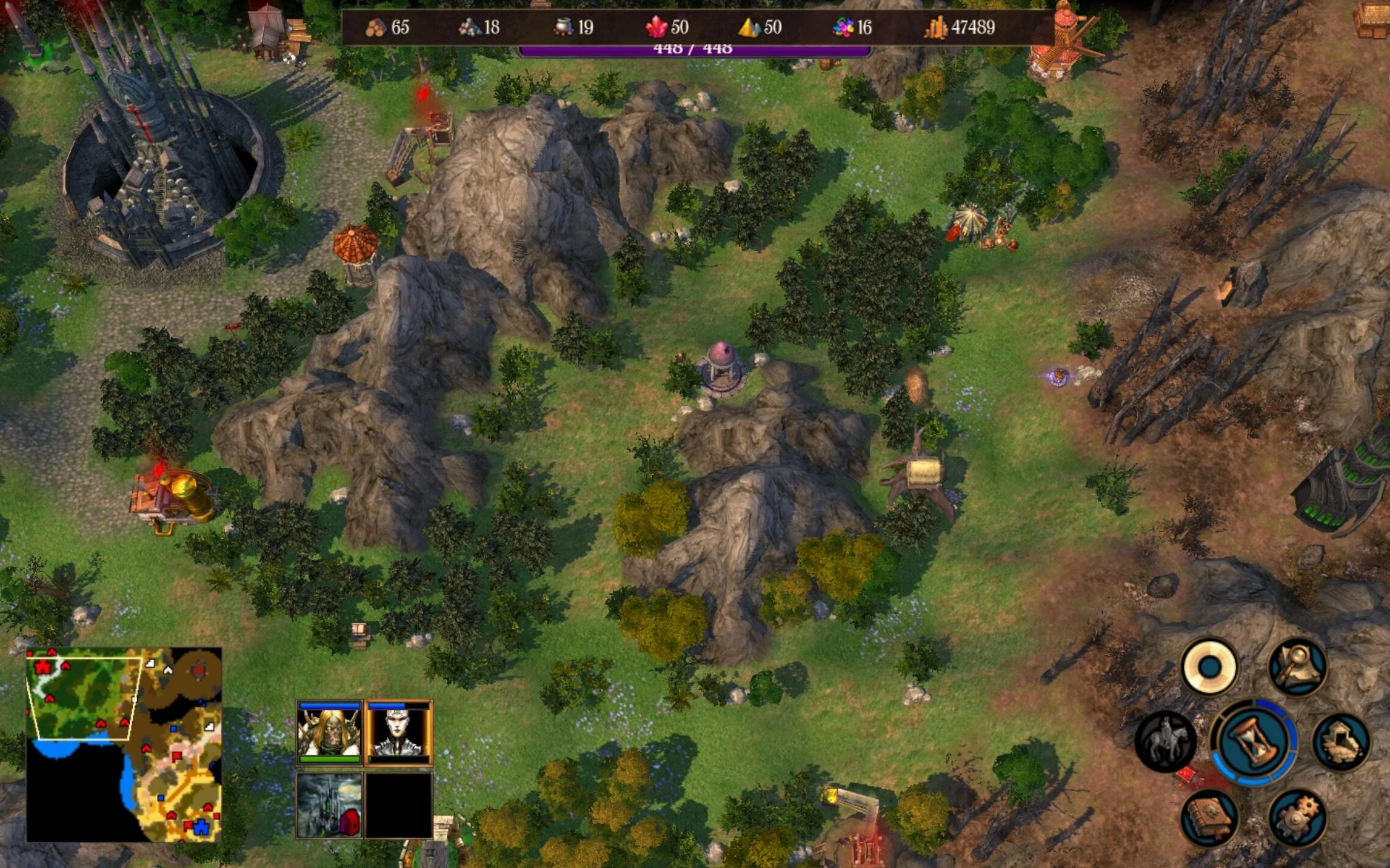 Heroes of Might and Magic 5 "Минималистичный интерфейс"