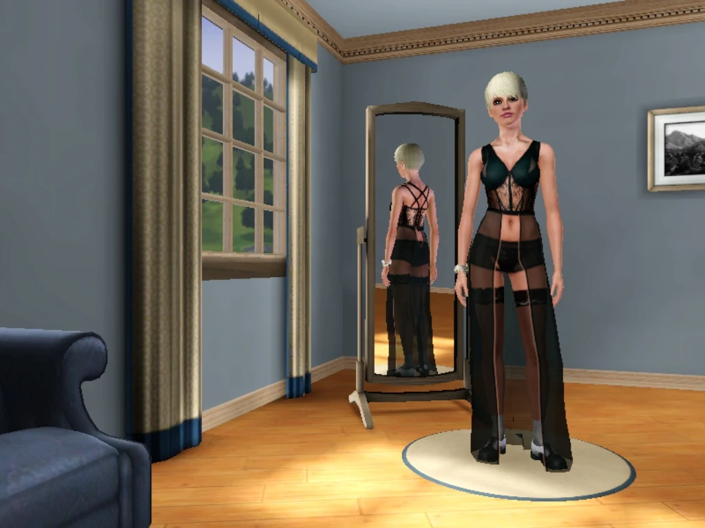 The sims 3 "Платье леди Гаги"