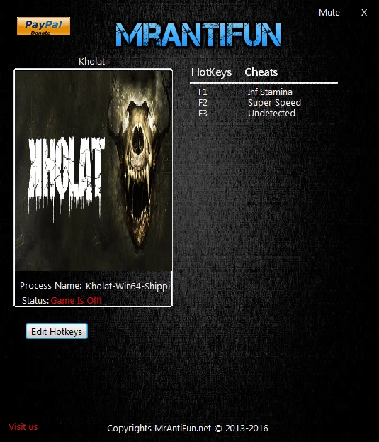 Kholat: Трейнер/Trainer (+3) [20.10.16] {MrAntiFun}