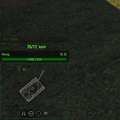 World of Tanks "Прозрачная панель повреждений"