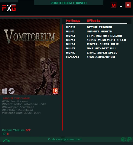 Vomitoreum: Трейнер/Trainer (+7) [1.0] {FutureX}