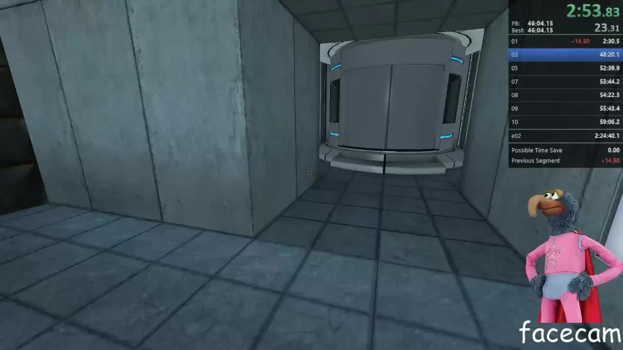 Спидраннер прошел Portal меньше чем за час, не используя порталы!