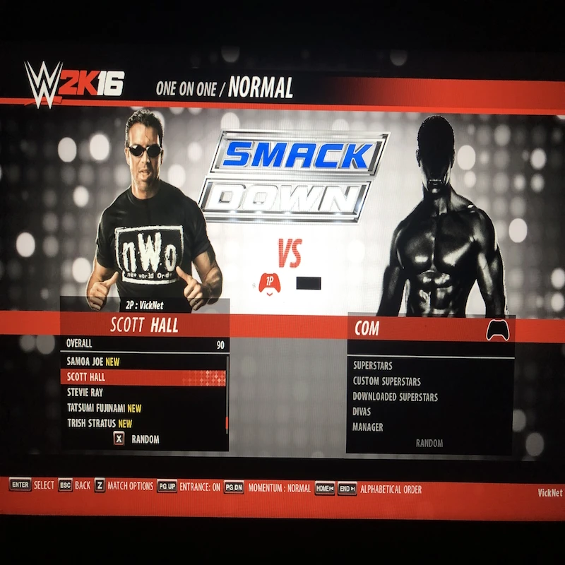 WWE 2K16 ''Рендеры для Scott Hall"