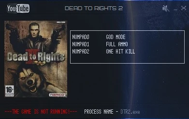 Dead to Rights 2: Hell to Pay: Трейнер/Trainer (+3) [1.0] {LIRW / GHL}
