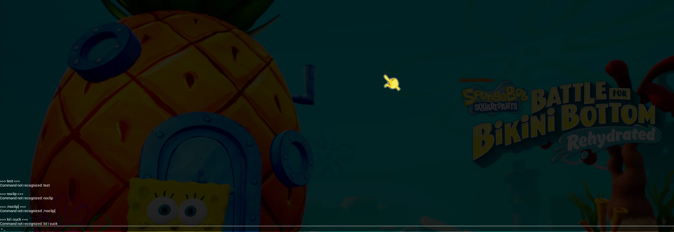 SpongeBob "Консоль"