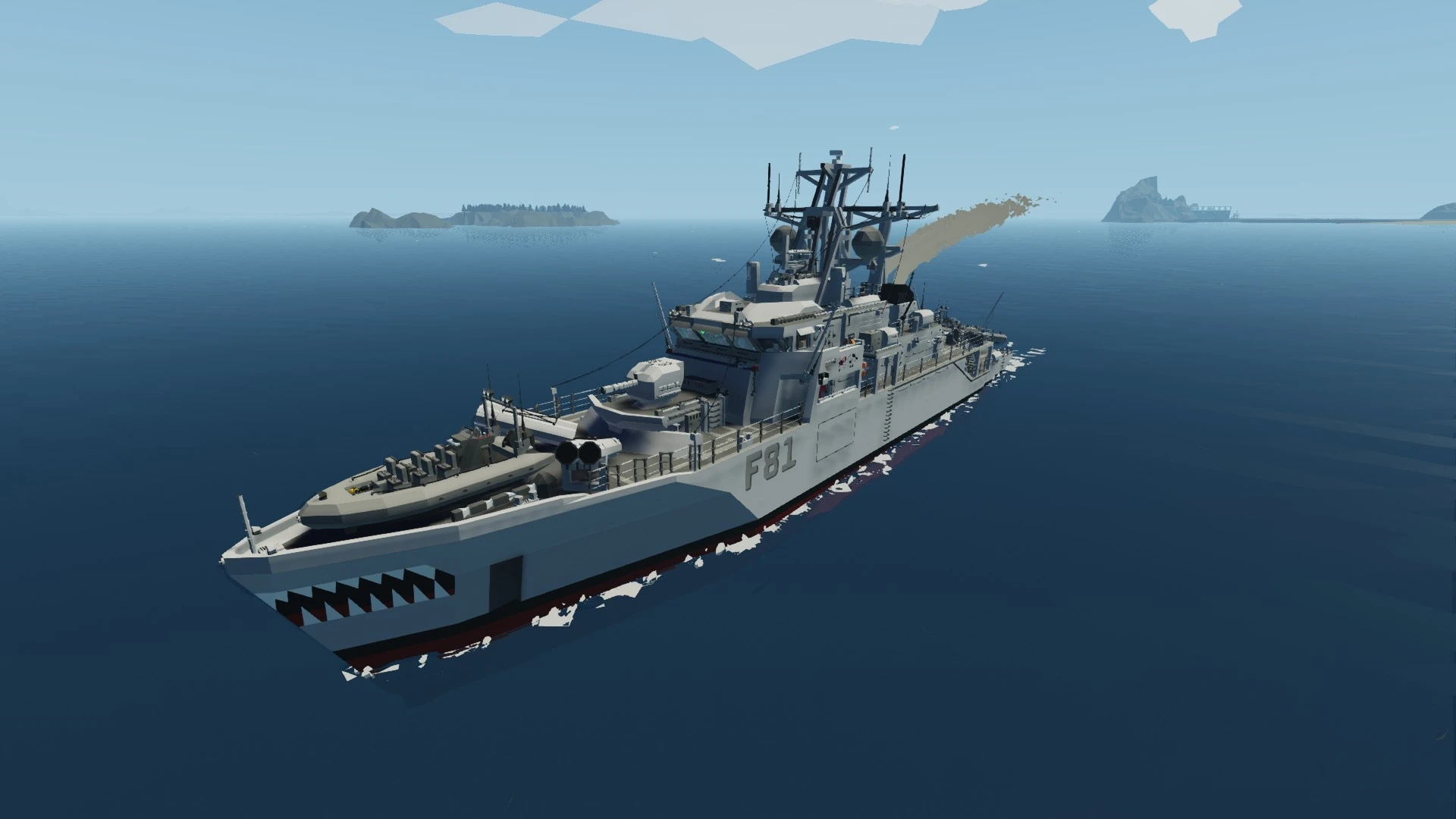 Stormworks: Build and Rescue "Патрульное судно Artemis The Meg Hunter"