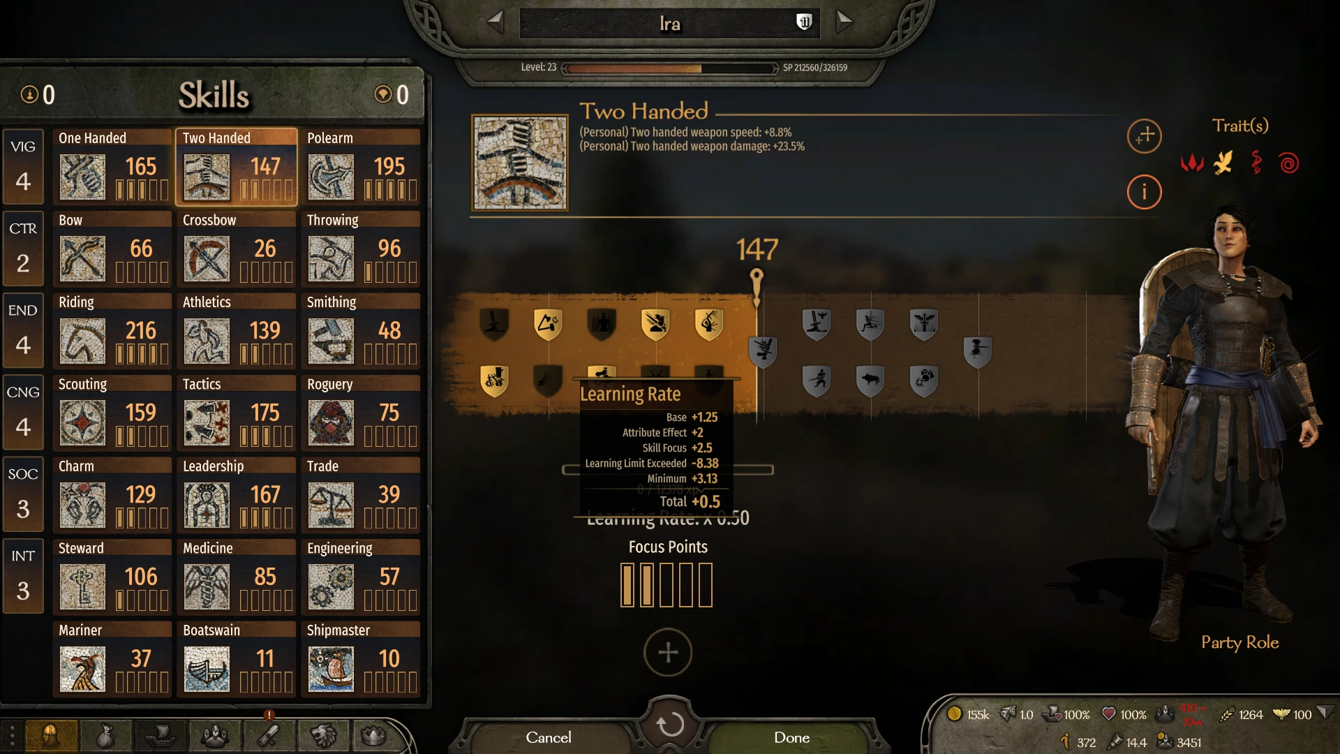 Mount & Blade 2: Bannerlord "Непрерывное обучение"