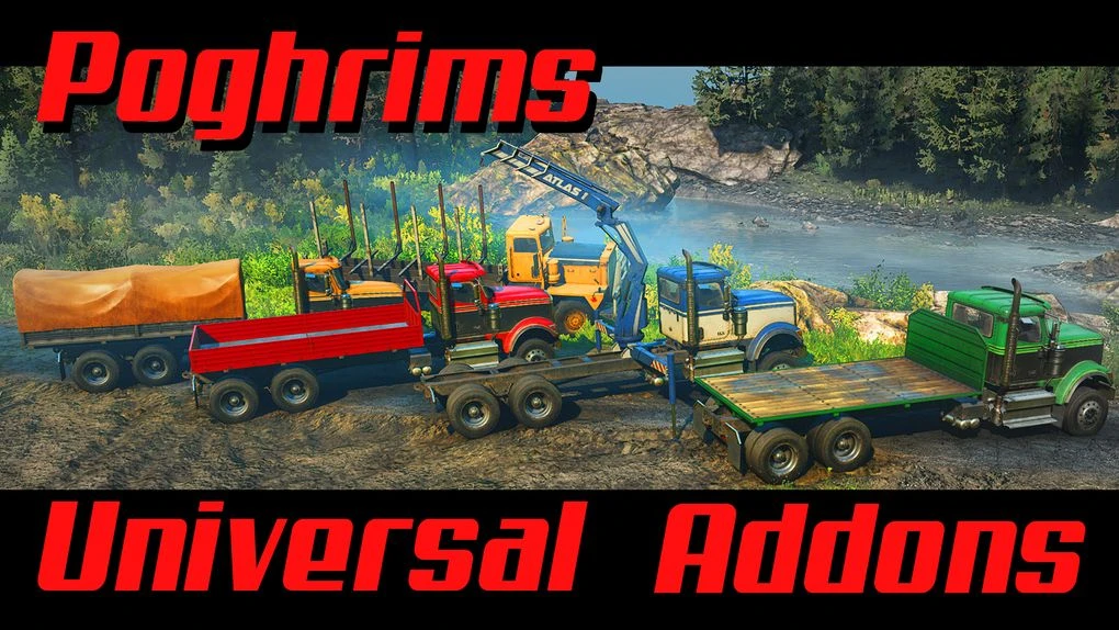 SnowRunner "Аддон Пак Poghrims Universal Collection v2.4.0 (v15.0)"