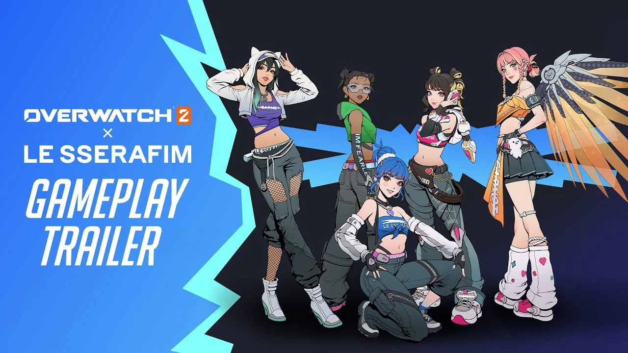 Геймплейный трейлер события-коллаборации Overwatch 2 x Le Sserafim