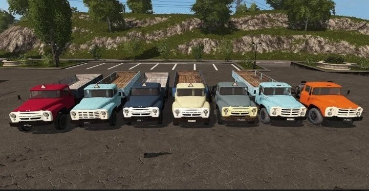 Farming Simulator 17 "ЗиL + прицепы/полуприцепы Pack V1.6"