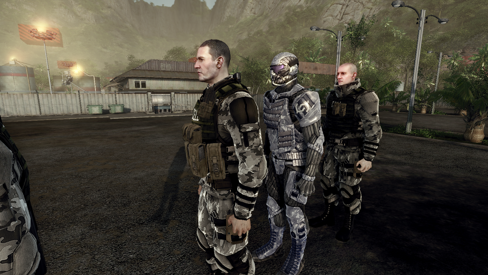 Crysis "Морпехи в униформе C.E.L.L"