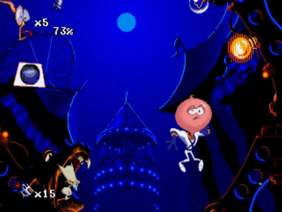 Скоростное прохождение игры Earthworm Jim 2 (21:15.058)