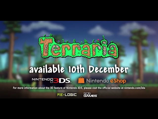 Релиз Terraria для Nintendo 3DS состоится на следующей неделе
