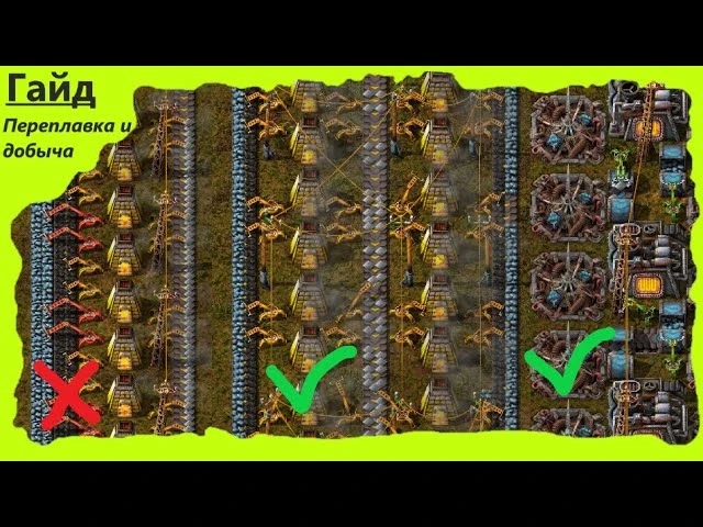Руководство Factorio: Всё о переплавке и добыче ископаемых