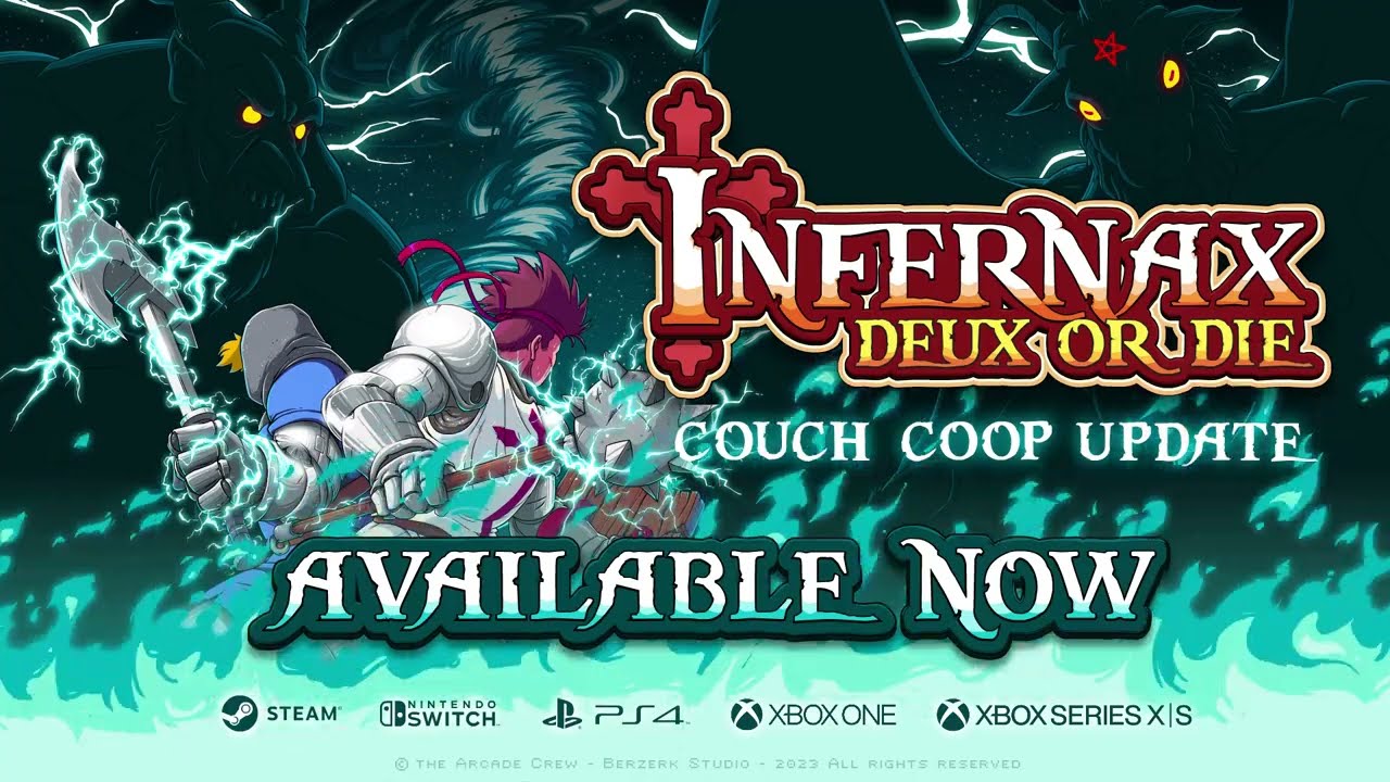 Приключенческий ретро-боевик Infernax получил обновление с новым персонажем и кооперативом