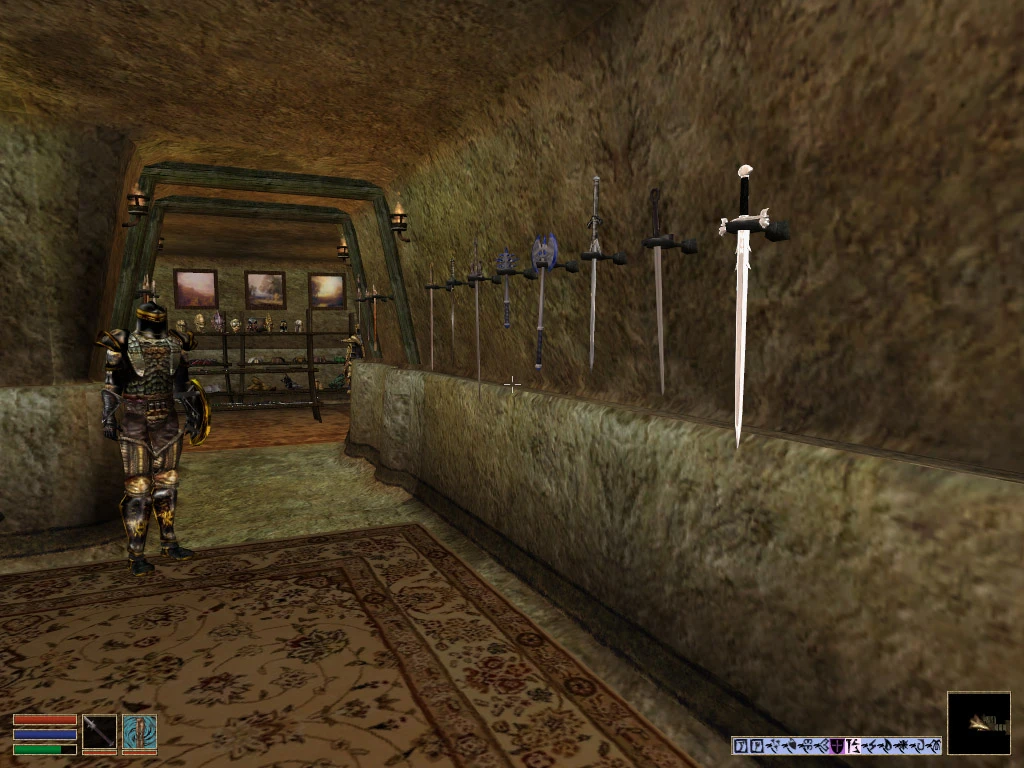 Morrowind "Оружейный магазин в Вивеке"