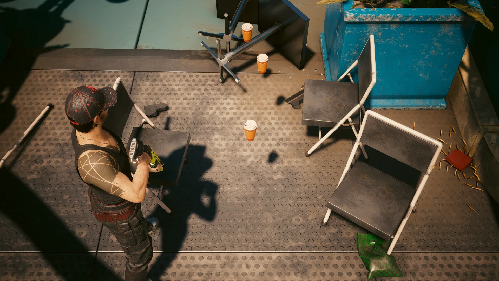 Cyberpunk 2077 "Фикс бага со стаканчиками"