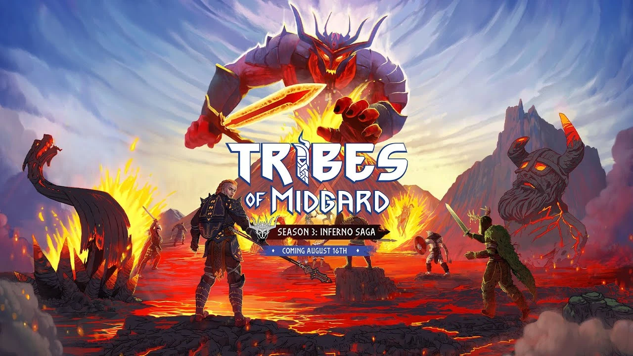 Tribes of Midgard выходит на Xbox Series, Xbox One и Switch вместе с крупным обновлением Season 3
