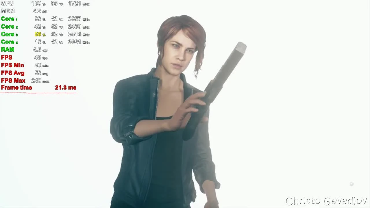 Control на GTX 1050 и Ti Ryzen 3 2200G