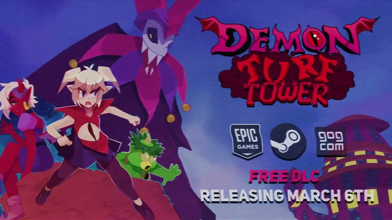 Для 3D-платформера Demon Turf стало доступно бесплатное дополнение Demon Turf Tower