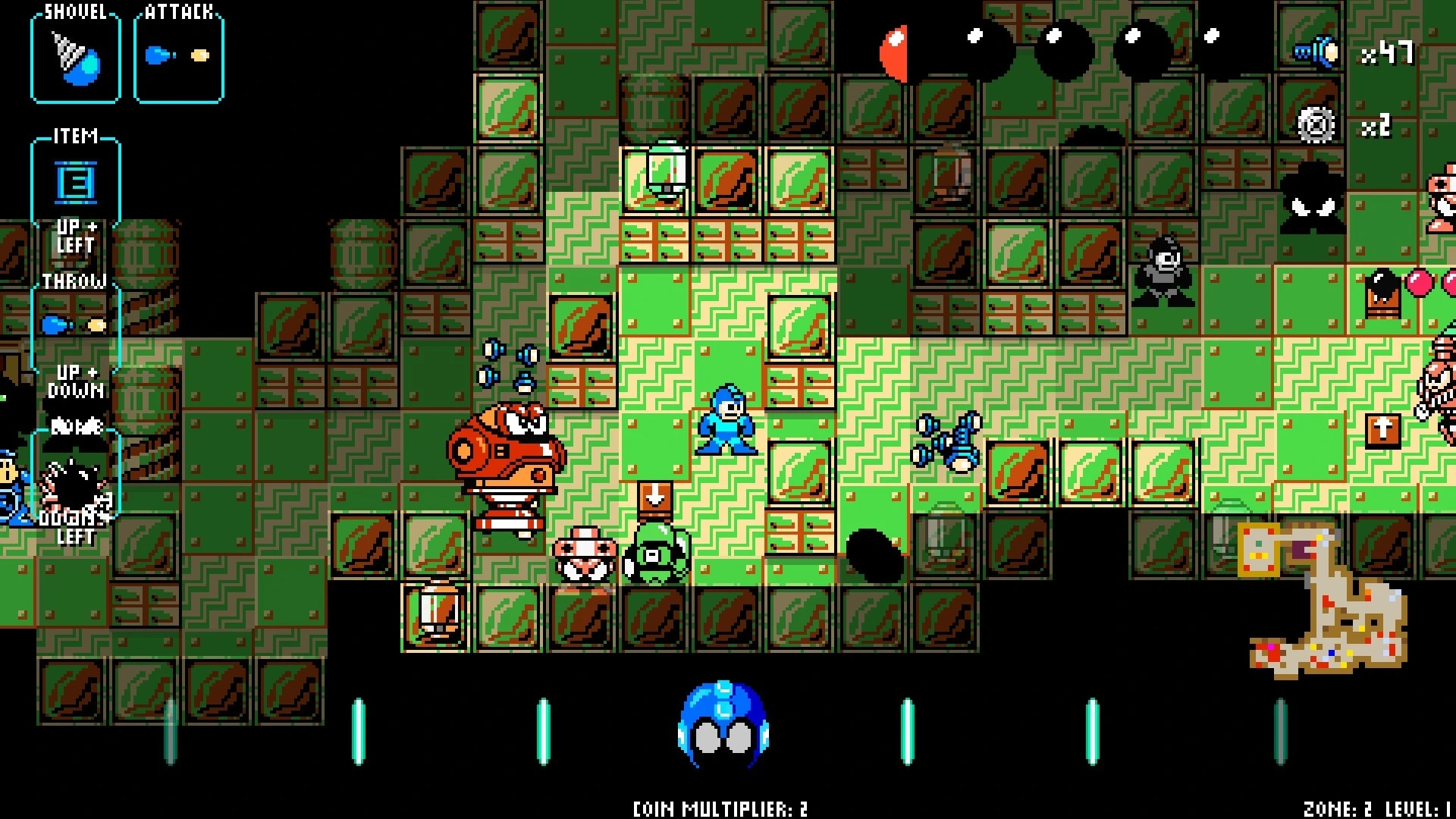 Crypt of the NecroDancer "Мод на Mega Man"